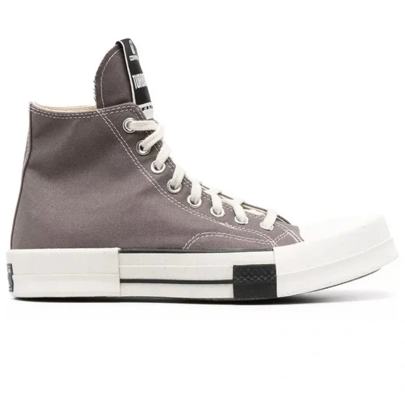 CONVERSE + RICK OWENS DRKSHDW TURBODRK HI SNEAKERS MEN SHOES 7.5 - Picture 1 of 9